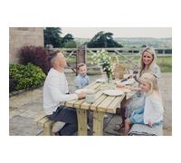 Lunar Garden Picnic Table by Churnet Valley - 4 Seats - PT107