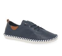 Lunar (GRS) St Ives Womens Casual Shoes - All Leather & Padded Sole