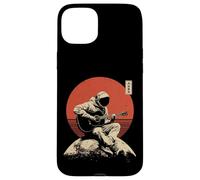 Lunar Guitar Astronaut Vintage Space Music Lo-Fi Art Case for iPhone 15 Plus