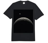Lunar Horizon with Distant Earth Astronomy Space View Comfort Colors Adult Heavyweight T-Shirt