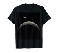 Lunar Horizon with Distant Earth Astronomy Space View T-Shirt