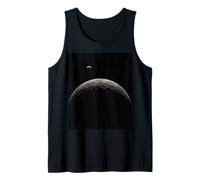 Lunar Horizon with Distant Earth Astronomy Space View Tank Top