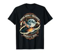 Lunar Impact Observer August 5 2026 Space Event Stargazer Value Graphic T-Shirt