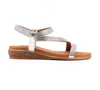 Lunar Jazmine Silver Wide Fit Sandal
