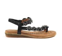 Lunar Ladies Charlotte II Black Sandal 8 Black