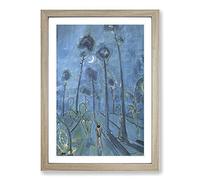 Lunar Landscape by Walter Gramatte Framed Print | A2 Oak Framed Wall Art | Ready to Hang | Modern Nature Picture | Living Room Bedroom Lounge Office