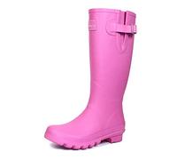 Lunar Largo Rubber Wellington 6 UK Pink