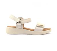 Lunar Lark White Leather Wedge Sandal