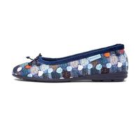 Lunar Magic Pump Slipper 8 UK Navy