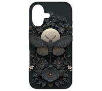 Lunar Moth Gothic Aesthetic Witchy Moon Dark Cottagecore Case for iPhone 17
