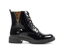 Lunar Nevada Black Patent Ankle Boot