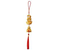 Lunar New Year , Chinese Wealth Snake Knot Tassel - Hanging Ingot,Chinese New Year Portable Decorations, Funny Home Decoration Tassels, Consulte la descripción, Metal, Unisex
