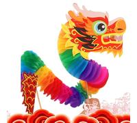 Lunar New Year Decorations, Chinese Decorations, Handmade Creative Paper Dragon for the New Year - Lunar New Year Dragon Multifunctional DIY Doll Sets for Spring Festival