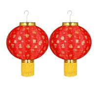Lunar New Year Decorations Chinese Lanterns Red Paper Lantern Hanging Decorations for Chinese New Year Spring Festival Lantern Festival Mid Autumn Festival Decorations (Red,Gold)