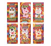 Lunar New Year Envelopes,2026 Traditional Embossed Foil Envelopes,Red Envelopes for Chinese Horse Year | For Family Friends Kids Neighbors Home Community Business Meeting Party