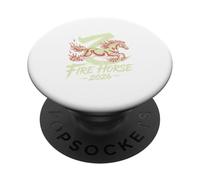 Lunar New Year Fire Horse 2026 Zodiac Spirit PopSockets Adhesive PopGrip