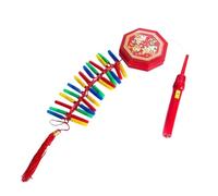 Lunar New Year Firecracker - Fire Cracker | Chinese New Year Firecracker | 2025 Chinese New Year Hanging Decorations | Electronic Firework Handheld Chinese Hangings Decorations With Sound for Spring