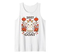 Lunar New Year Happy Chinese New Year of The Goat 2027 Tank Top