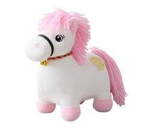Lunar New Year Horse Plush, Mascot Horse Soft Doll Toy, Mascot Plush Animal Toy for 2026 Chinese New Year Living Room Home Car Bedside Sofa Desktop Nursery Bedroom Kids Adults