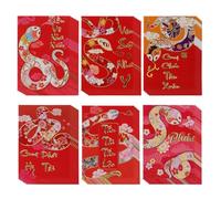 Lunar New Year Red Envelopes, 2025 Year of The Snake Cartoon - Themed Vietnamese - Style, Ideal for Spring Festival Gift Exchanges