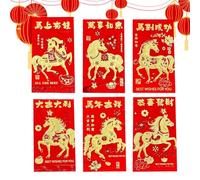 Lunar New Year Red Envelopes 2026, Seasonal Supplies - Spring Festival Red Packets,for Wedding Birthday Christmas Baby Showers Holiday Family Gatherings Special Occasions Celebration