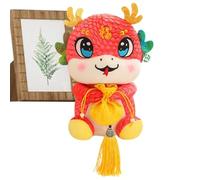 Lunar New Year Snake, Stuffed Snake | 11 Inch Chinese Style Cartoon Plush Snake, Plush Year of the Snake, Sofa Cushions, Lunar Year Plush Animals for Chair