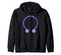 Lunar Nodes Rahu Ketu - Planet Vedic Astrology Zodiac Zip Hoodie