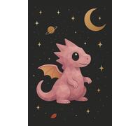 Lunar Phases Dragon || Lined Notebook, 6x9, 120 Pages: Celestial Journal for Notes, Reflections & Dream Logs