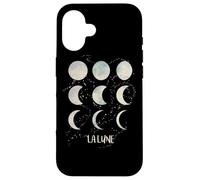 Lunar Phases of The Moon Space Astronomy Stars Constellation Case for iPhone 16
