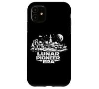 Lunar Pioneer First Moon Settlement Human Space Frontier Case for iPhone 11