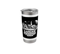 Lunar Pioneer First Moon Settlement Human Space Frontier Stainless Steel Insulated Tumbler