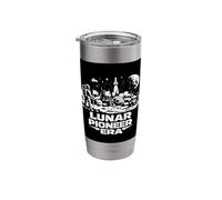 Lunar Pioneer First Moon Settlement Human Space Frontier Stainless Steel Insulated Tumbler