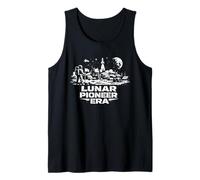 Lunar Pioneer First Moon Settlement Human Space Frontier Tank Top