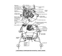 Lunar Schematic Sweatshirt - White - XXL - White