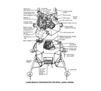 Lunar Schematic Women's T-Shirt - White - L - White