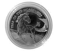 Lunar Series Year of the Horse 2014 UK One Ounce Silver 999