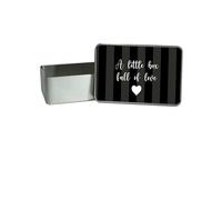 Lunar Shadow A Little Box Full of Love Black Striped Gift Tin | Boyfriend | Girlfriend | Husband | Wife | Romantic