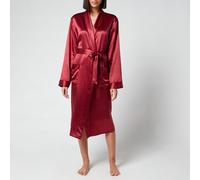 Lunar Silk Robe - Claret Rose - XS-S