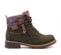 Lunar Tabasco Olive Waterproof Ankle Boots
