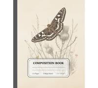 Lunar Wings | Classic Moth Composition Book | College Ruled Journal for School & Work: A practical and inspiring tool for learners, dreamers, and creatives