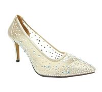 Lunar Women's Argo Mesh Court Shoes - Gold - 8 UK - Gold - 100% Mixed
