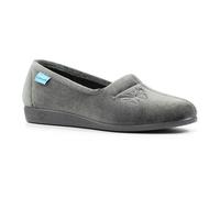 Lunar Women's Butterfly Slippers in Grey | Size: 7 Lunar Grey 7