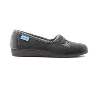 Lunar Women's Butterfly Slippers in Grey | Size: 6 Lunar Grey 6