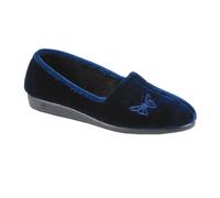 Lunar Women's Butterfly Slippers in Navy | Size: 4 Lunar Navy 4