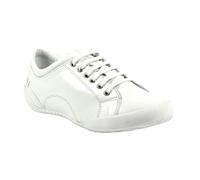 Lunar Womens Carrick II Leather Trainers - White - White - 7 UK