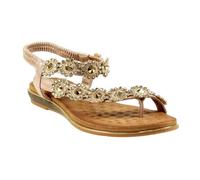 Lunar Women's Charlotte II Sandals in Rose Gold | Size: 5 Lunar Rose Gold 5