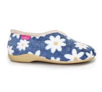 Lunar Women's Daisy Slippers in Blue | Size: 7 Lunar Blue 7