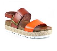 Lunar Women's Deanna II Sling Back Sandals - Orange - Orange - 7 UK