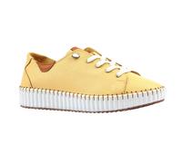 Lunar Womens Faith Leather Shoes - Lemon - 5 UK - Lemon - 100% Mixed