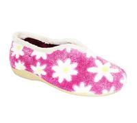Lunar Womens/Ladies Daisy Slippers - Pink - 3 UK - Pink